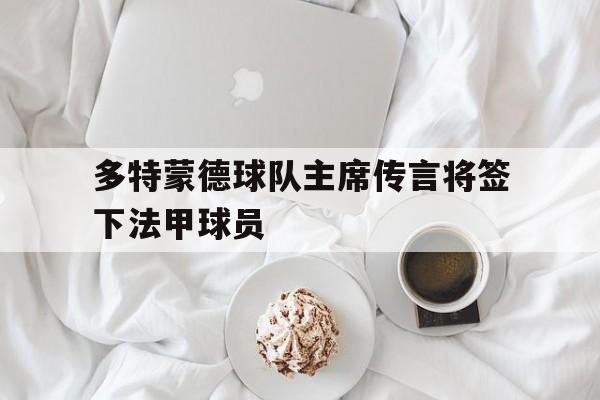 半岛体育-多特蒙德球队主席传言将签下法甲球员